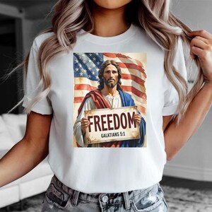 4th of July Christian Tee: Patriotic Unisex T-Shirt