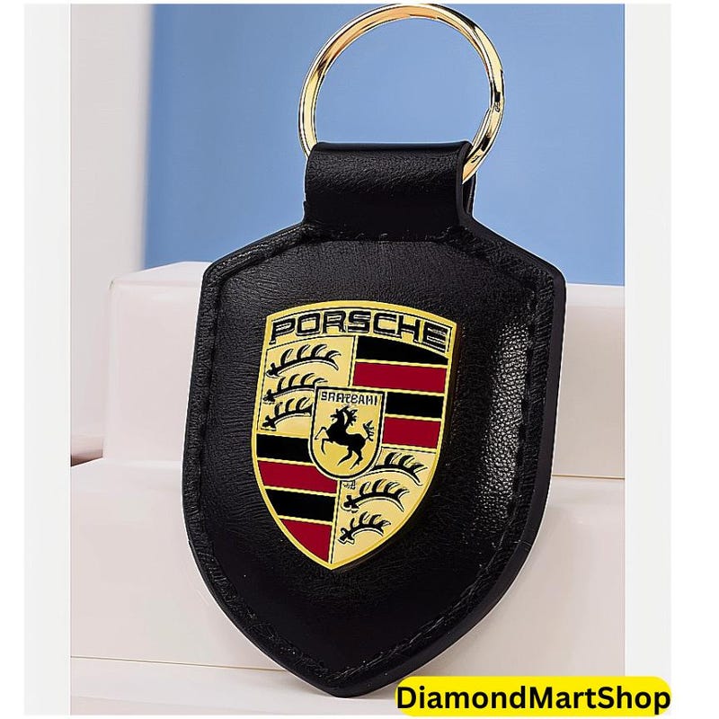 Porte-clé Porsche Vintage Métal Alexander Made in England