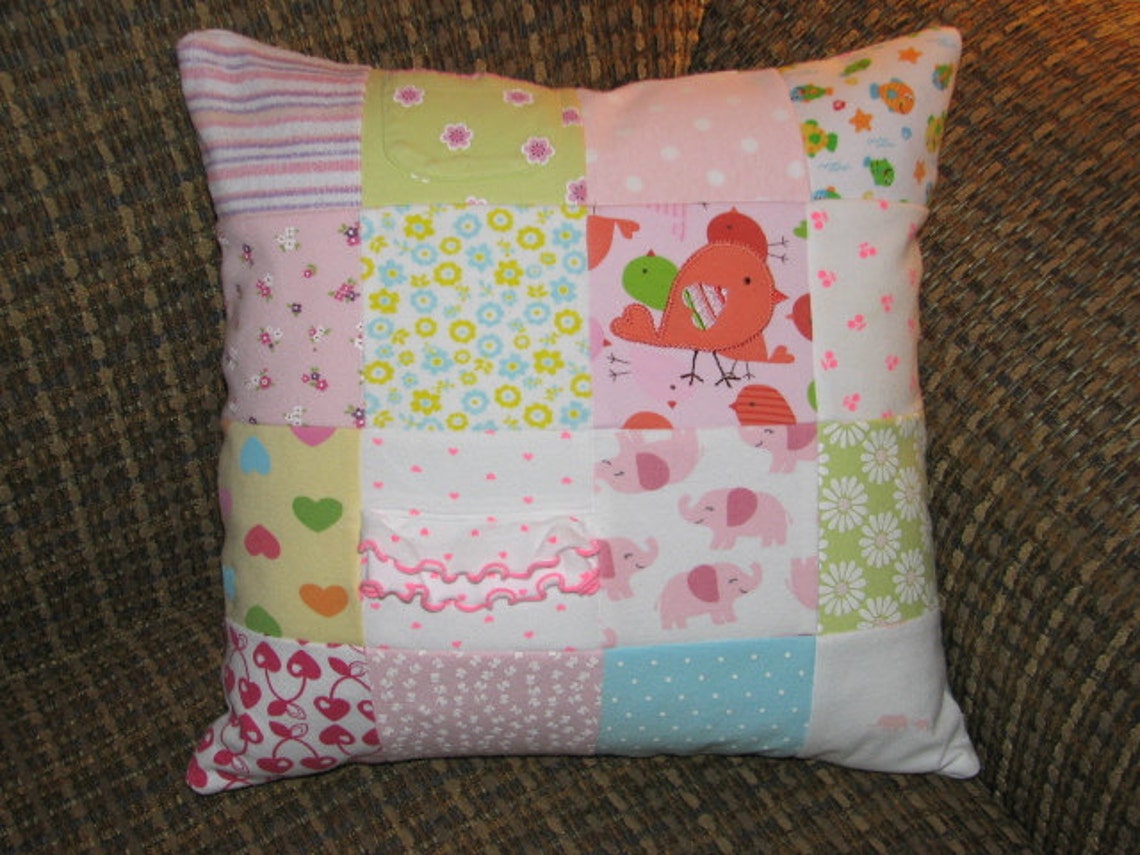 Baby Clothes Memory Pillow Custom Made for You From Your Baby Clothes Pillow Cover Only FREE