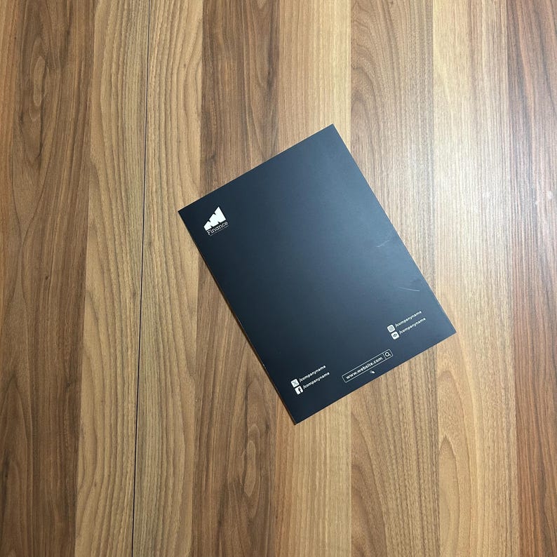 Custom Document folder, File Folder, Catalog Sleeve, Contract Sleeve, One and Double slot Profile Folder, Tab Folder image 2