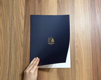 Print Custom Folders, Economy Custom Presentation Folder, FREE Graphic Design included, Customized Folders, Custom Design With Your Logo