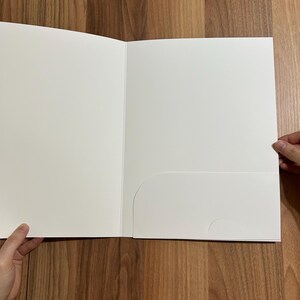 Custom Document folder, File Folder, Catalog Sleeve, Contract Sleeve, One and Double slot Profile Folder, Tab Folder image 5