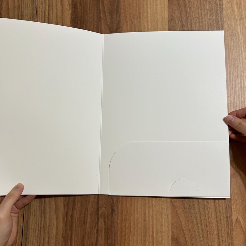 Custom Document folder, File Folder, Catalog Sleeve, Contract Sleeve, One and Double slot Profile Folder, Tab Folder image 5