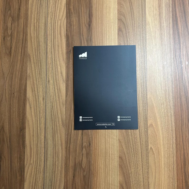 Custom Document folder, File Folder, Catalog Sleeve, Contract Sleeve, One and Double slot Profile Folder, Tab Folder image 4