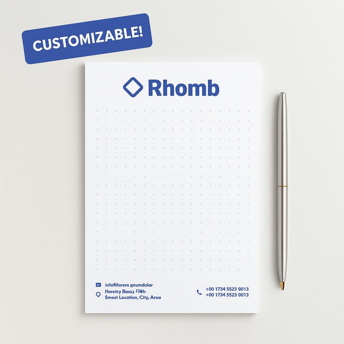 Customizable Logo Notepads – Personalized Stationery for Realtors ...