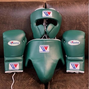High Quality Winning Boxing Set include boxing gloves head guard groin guard for best boxing sparring kickboxing muay thai MMA