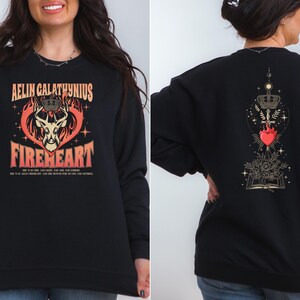 Throne of Glass Sweatshirt, Fireheart Queen Aelin Hoodie, Fireheart Shirt, Aelin Galathynius Sweatshirt, Fireheart Sweatshirt