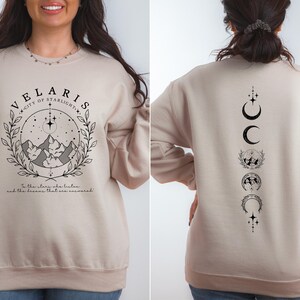 Acotar Velaris Sweatshirt, Sarah J Maas A Court Of Thorns And Roses Court Of Dreams Sweatshirt, Gift For The Rhysand Fangirl Sweatshirt