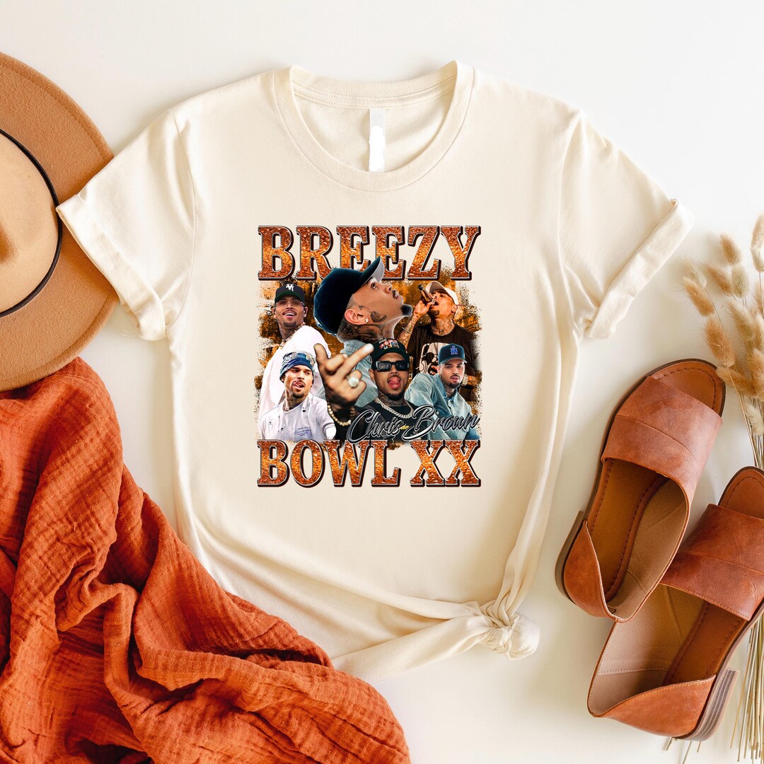 Vintage Chris Brown Rap Tee PNG, Breezy Bowl XX Design (digital ...