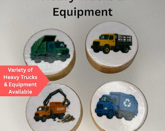 Wooden Drawer Knobs, Safari Animals, Trucks, Insects, Nursery Decor