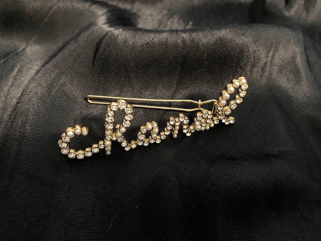 Chanel Hair Clip Barrette Hair Accessories Gold 99A 125145 CHANEL HAIR CLIP – la boutique PARIS main image 3