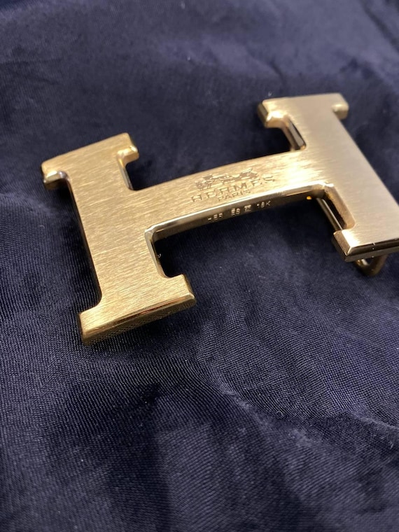 エルメス ベルトバックル ゴールド Hロゴ VTG - Etsy 日本
