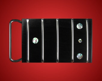 Guitar Fretboard Ebony Belt Buckle