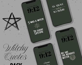 5 HD Witchy Quote Phone Wallpapers – Magical & Motivational