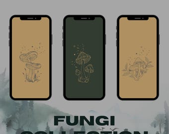 Fungi Phone Wallpapers: Mushroom Fantasy Set