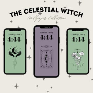 5 More Witchy Celestial Aesthetic Phone Wallpapers