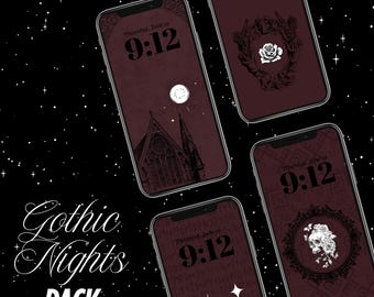 Zestaw 5 tapet na telefon w stylu gotyckim HD