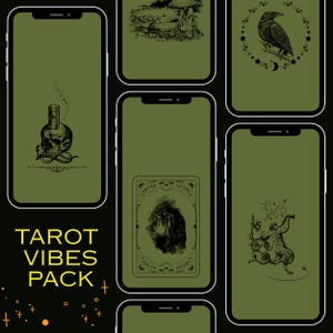 5 Tarot Style Aesthetic Phone Wallpapers