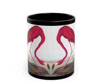 Colorful Flamingo Art Mug - Vibrant Flamingo Design, Perfect for Bird Lovers, Unique Gift for Nature Enthusiasts, Eco-Friendly Coffee Mug