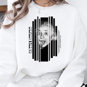 Albert Einstein Shirt - Science Fan Tee, Genius Physics T-Shirt, Nerd Gift for Scientists & Einstein Enthusiasts