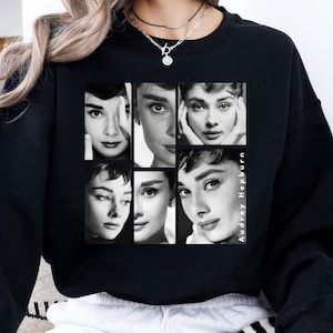 Audrey Hepburn Shirt Unisex Fan Tee – Classic Actress Movie Lover Top, Retro Film Star T-Shirt,Audrey Hepburn Fan Tee