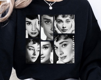 Audrey Hepburn Shirt Unisex Fan Tee – Classic Actress Movie Lover Top, Retro Film Star T-Shirt,Audrey Hepburn Fan Tee