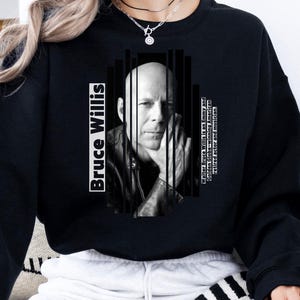 Bruce Willis Shirt - Movie & Actor Fan Tee, Unisex Bruce Willis Fan Shirt, Classic Film Lover Gift