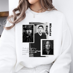 Nicolas Cage Fan Tee: Unisex Movie Actress Fashion Top