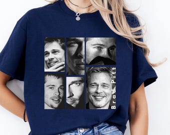 Brad Pitt Fan Shirt: Movie and Actor Tee