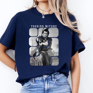 T-shirt Unisexe Zatoichi Meets Yojimbo - Marque Gildan - Imprimé Samouraï (Toshirô Mifune) - Neuf Avec étiquettes