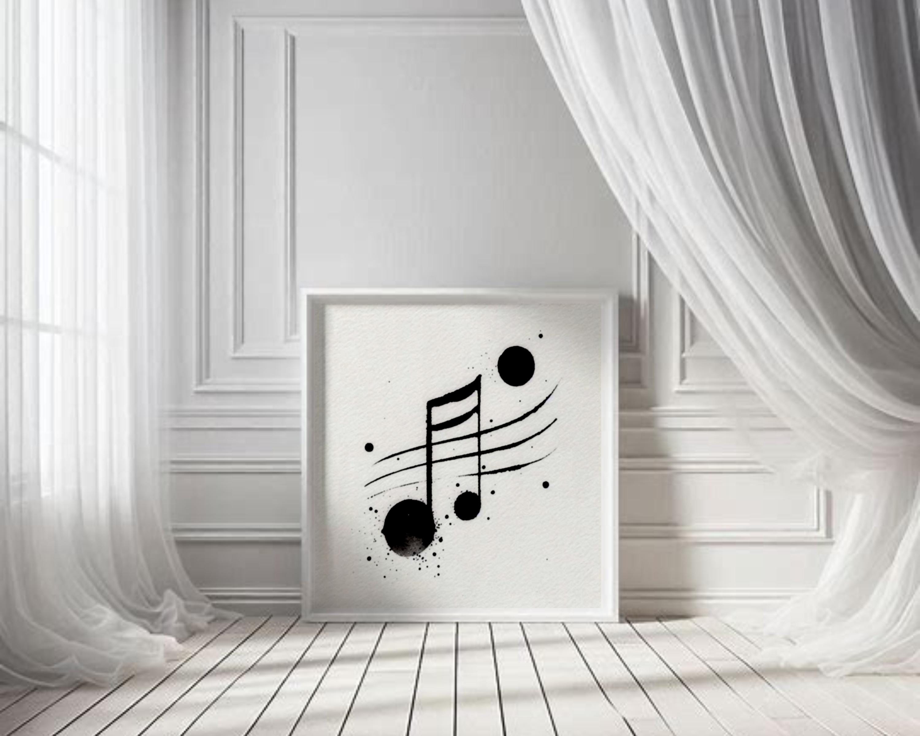 Music Notes Watercolour Printable Digital Download Musical Notes ...