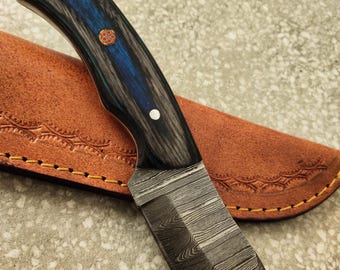Damascus Hunting Knife