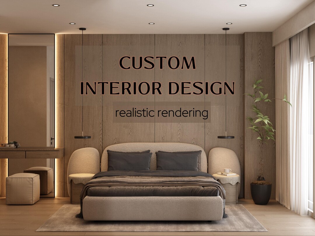 Custom Interior Design Package | 2D Layout, 3D Render & Moodboard ...