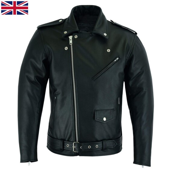 Xzbqbs Men's Vintage Leather Jacket Zip Up Slim Fit Biker Lapel Coat Motorcycle Faux Leather Jackets Fashion Lightweight Jacket, Size: 3XL, White