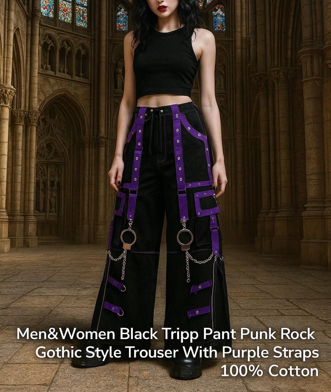 トップス GIBOUSJERSEY SCORPION BLACK PURPLE PANTS GIBOUSJERSEY