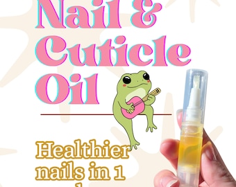 Handmade Jojoba Cuticle Oil Pen | Nail Growth & Repair