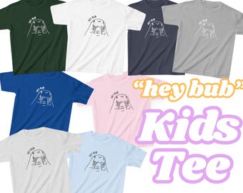 Hey Bub Walrus Kids Tee | Line Art Animal Shirt