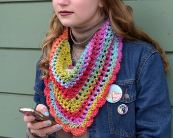 PDF Valentina Bandana Scarf Crochet Pattern