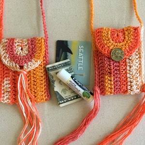 PDF Kidogo Bag Necklace Crochet Pattern image 5
