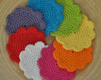 PDF Super Simple Cotton Coasters Crochet Pattern