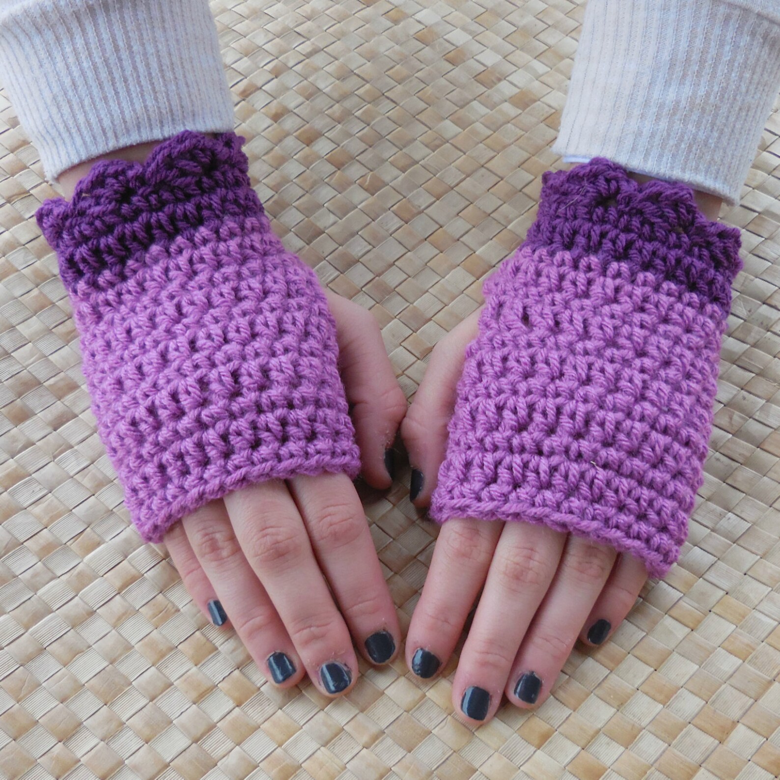 PDF Fingerless Gaming Gloves Crochet Pattern Etsy
