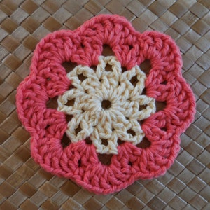 PDF Snowflower Lace Coaster Crochet Pattern image 5