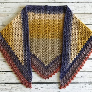 PDF Makara Shawl Crochet Pattern