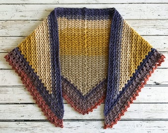 PDF Makara Shawl Crochet Pattern