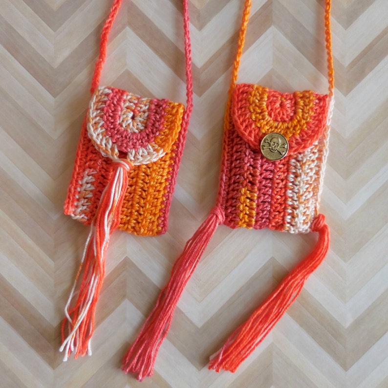 PDF Kidogo Bag Necklace Crochet Pattern image 1