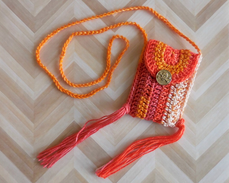 PDF Kidogo Bag Necklace Crochet Pattern image 4