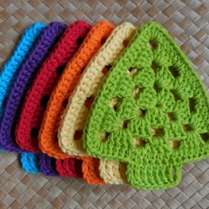 PDF Granny Tree Coaster N Motif Crochet Pattern