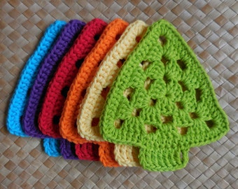 PDF Granny Tree Coaster N Motif Crochet Pattern