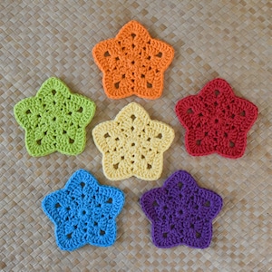 PDF Granny Super Star Coaster N Motif Crochet Pattern image 5