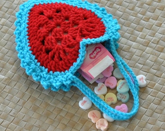 PDF Granny Heart Superstar Hanging Hearts Valentine Crochet Pattern